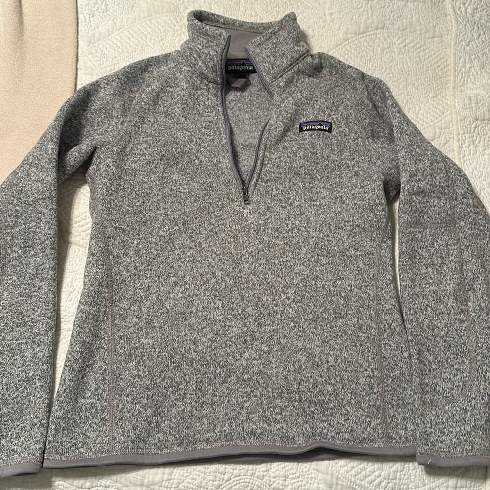 Small light grey Patagonia jacket